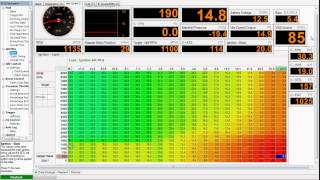 Haltech PS2000 freeway run with good ka24det ignition timing map 162 psi max 06132012 [upl. by Sinnard]