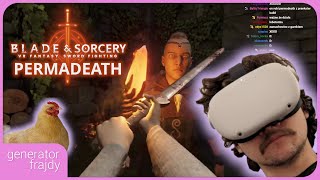 Najlepsza gra na VR  Blade amp Sorcery PERMADEATH 1 [upl. by Llenrad]