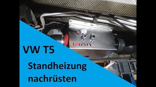 VW T5 Luftstandheizung nachrüsten  Vevor 3kW Diesel Standheizung [upl. by Navnod]