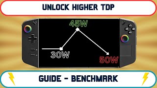 How to Run LEGION GO in Higher TDP  Stepbystep Guide amp Benchmark [upl. by Lancey]