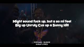 SILENCE  POPCAAN LYRICS [upl. by Evyn]