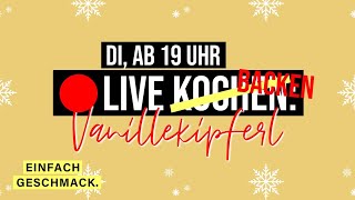 In der Weihnachtsbäckerei🎵  🔴 BACKE LIVE mitmir 10  einfachgeschmack [upl. by Nauqyt]