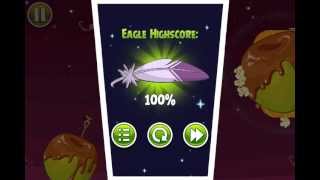 Angry Birds Space  Level 47  100 Space Eagle Walkthrough  Utopia [upl. by Gilges]