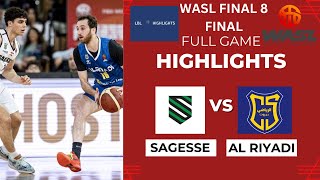 Sagesse vs Al Riyadi Full Game Highlights DOHA FINALS WASL [upl. by Lleon]