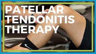 Patellar Tendonitis Therapy  Physical Therapy Exercises [upl. by Inattirb]