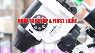 SkyWatcher Star Adventurer 2i Pro How to Set up and First Light [upl. by Ulrica]