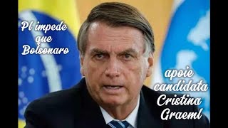 PL Impede que Bolsonaro apoie Cristina Graeml em Curitiba [upl. by Ocirederf]