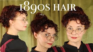 3 hairstyles from the 1890s a look at how hairstyles change in the 1890s [upl. by Conway]