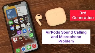 How to fix Airpods Sound Calling and Microphone Problem  2022 [upl. by Merfe]