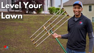 How to Top Dress and Level a Sloped Lawn using Compost [upl. by Screens]