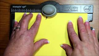 How To Make A Card Box With The Envelope Punch Board [upl. by Dat]