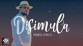 Chris Lebron  Disimula Video Lyrics [upl. by Kylila419]