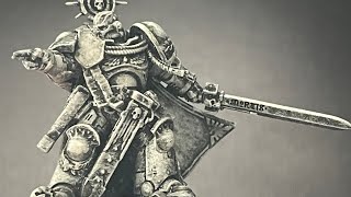 Space Marines Company Heroes and Captain in Phobos Armor kit bashing 40k conversion [upl. by Ytsirhc]