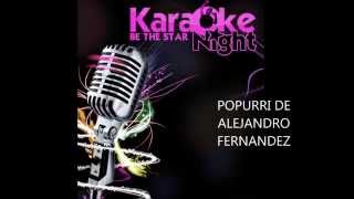 Alejandro Fernandez Karaoke Popurri ranchero [upl. by Sanson507]