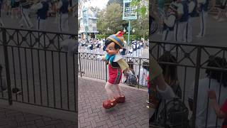 Pinocchio and Geppetto at disneyland shorts [upl. by Sidra314]