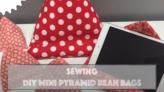 DIY Mini Pyramid Bean Bags [upl. by Kronfeld456]