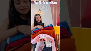 Trendy Women’s Jackets from Myntra 🧥jacket myntra wintercollection haul trending shorts yt [upl. by Enelyam]