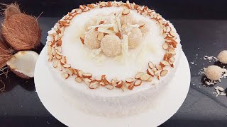 Coconut Icing Cake Recipe  Rich Coconut Cake Recipe  Delicious  NITUS COOKING HUB [upl. by Roxy]