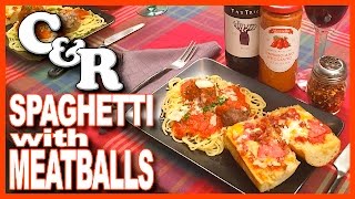 Spaghetti amp Meatballs with Crazy Pizza Bread Featuring Mezzetta  Cook amp Review Ep 23 [upl. by Emolas]