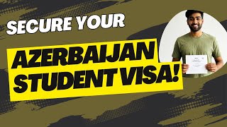 Azerbaijan student visa process  azerbaijan student visa and tcr update 2022  2023 [upl. by Elacim743]