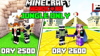 I Survived 2600 Days In Jungle Only World Minecraft HardcoreHindi [upl. by Gilmour]