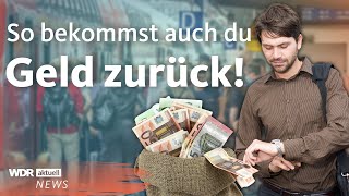 Bahn zahlt 92 Millionen Euro Erstattung für Verspätungen und Zugausfälle  WDR aktuell [upl. by Senn]