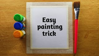 easy and simple watercolor painting for beginners easy painting trick artworkbyvishal [upl. by Umberto]