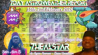 Our AstroWeather Report 15th21st February 2024 • 7HealStar Astrology Firm 🔭👨🏾‍🎓 [upl. by Balough754]