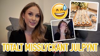 VLOGG  Hemmagjord sushi friösören amp misslyckas totalt med julpyntet [upl. by Fromma]