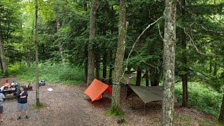 Pine River Michigan Kayak  Canoe Camping Day 1 [upl. by Marchal]