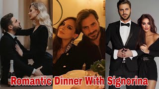 Stjepan Hauser Takes Beautiful Dinner With Signorina On Beautiful Romantic Place [upl. by Estey115]