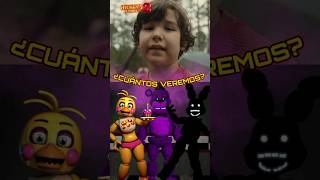 ¿cuántos animatronicos veremos en fnaf 2 fnaffivenightsatfreddyscuriosidades [upl. by Eisso]