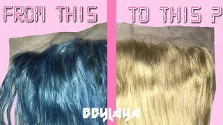 REMOVING DYE FROM A 613 LACE FRONTAL  BBYLAYA [upl. by Aronoel]