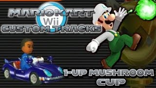 Mario Kart Wii Custom Tracks  Fire Luigi Cup [upl. by Vassar]