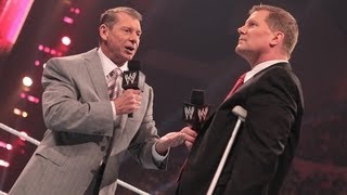 John Laurinaitis has one night to impress Mr McMahon Raw June 11 2012 [upl. by Chickie743]