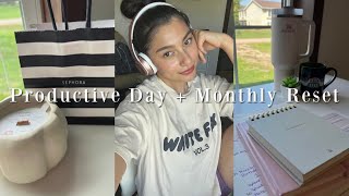 PRODUCTIVE DAY  MONTHLY RESET  VLOG Planning for October Sephora amp Target HAUL [upl. by Arada153]