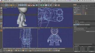 3D character Modeling in Cinema4D [upl. by Hayden]