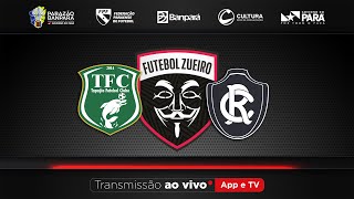 FUTEBOL ZUEIRO AO VIVO  Tapajós x Remo  Parazão Banpará 2024 [upl. by Helm]