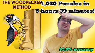 Woodpecker Method Speed Run Marathon 1000 puzzles [upl. by Anaiad]