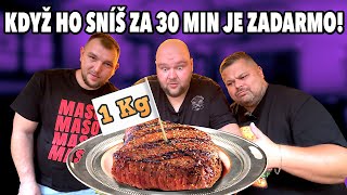 1KG STEAK ZA 4000 KČ Když ho sníš do 30 minut je ZADARMO [upl. by Consuelo767]