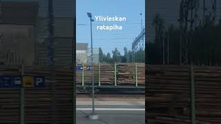 Ylivieskan ratapiha kuvattu Ic junasta [upl. by Kelcie]