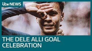 How to do the seemingly ‘impossible’ Dele Alli goal celebration  ITV News [upl. by Eugenio]