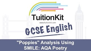 quotPoppiesquot Analysis Using SMILE Poetry English Literature [upl. by Ravid]