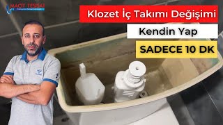 Klozet iç takımı değiştirmek aslında çok kolay kendin yap [upl. by Mctyre]