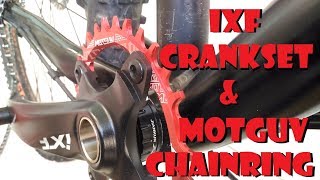 Installing IFX Crankset and Motguv Chainring Converting to 1X Drivetrain Part 2 [upl. by Thekla]