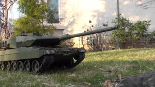 LEOPARD 2A6 TAMIYA RC Super Tank HD ACTION [upl. by Greenburg50]