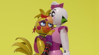 glamrock chica x glamrock toy chica [upl. by Anitnauq]