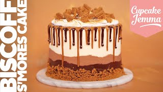 EPIC Biscoff Smores Layer Cake  Full Recipe amp Tutorial  Cupcake Jemma [upl. by Alissa]