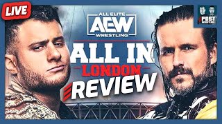 AEW All In 2023 Review MJF vs Adam Cole [upl. by Marba]