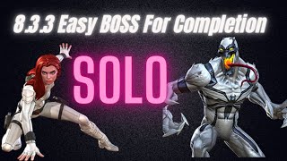 Act 833 Easy Boss Fight For Completion Black Widow vs Anti Venom Solo Fight mcoc hearthacker [upl. by Damaris]